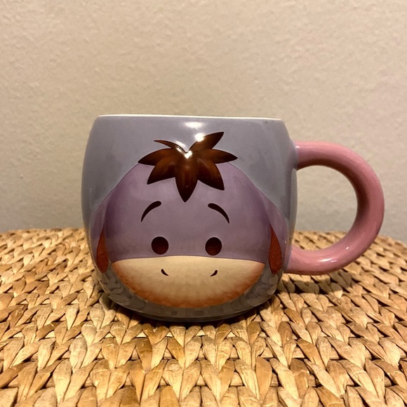 Disney Other - Disney Tsum Tsum Eeyore Barrel Ceramic Coffee Mug